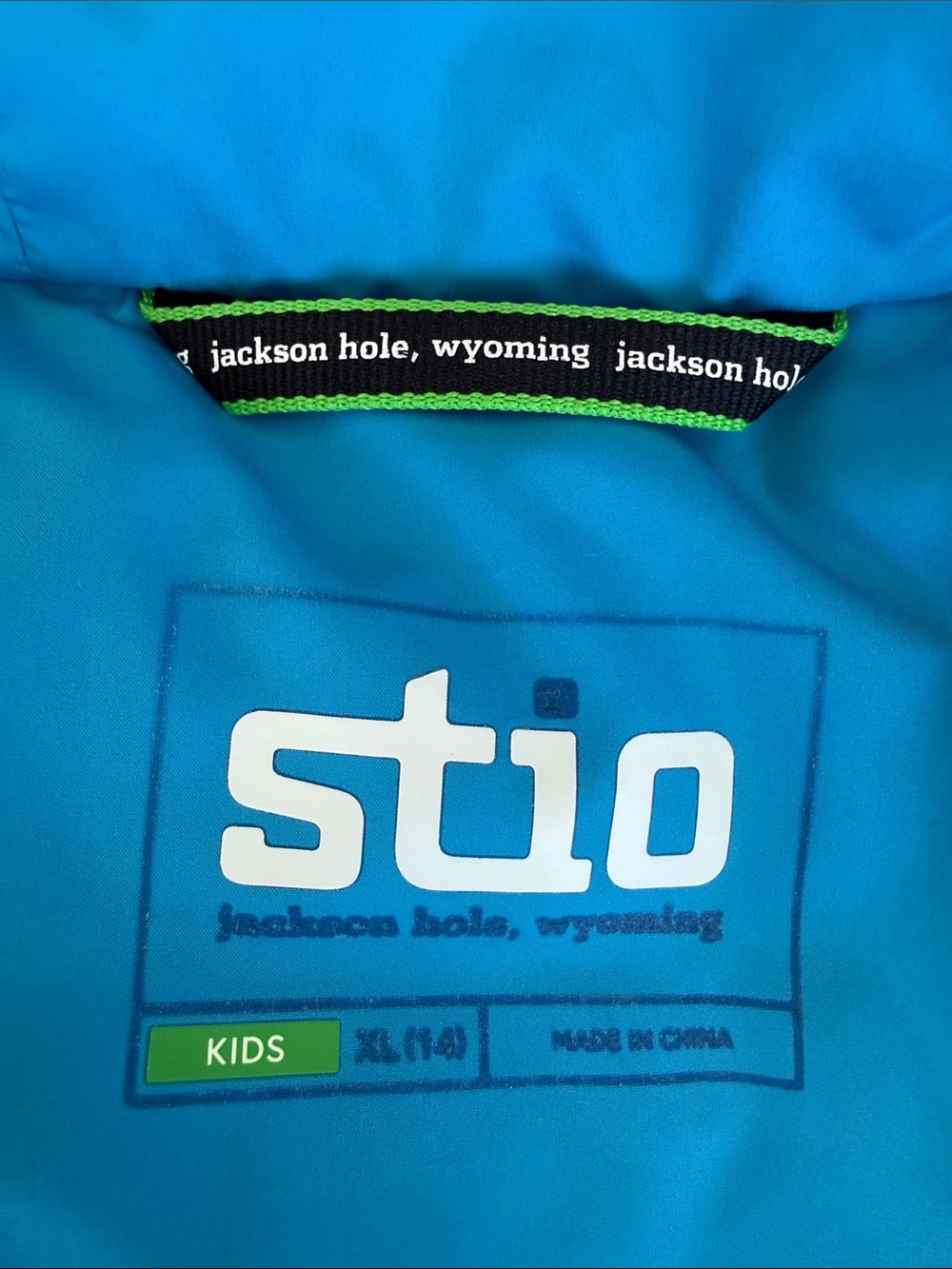 Kids Stio Navy hometown hoodie down Jacket - Picture 4 of 6
